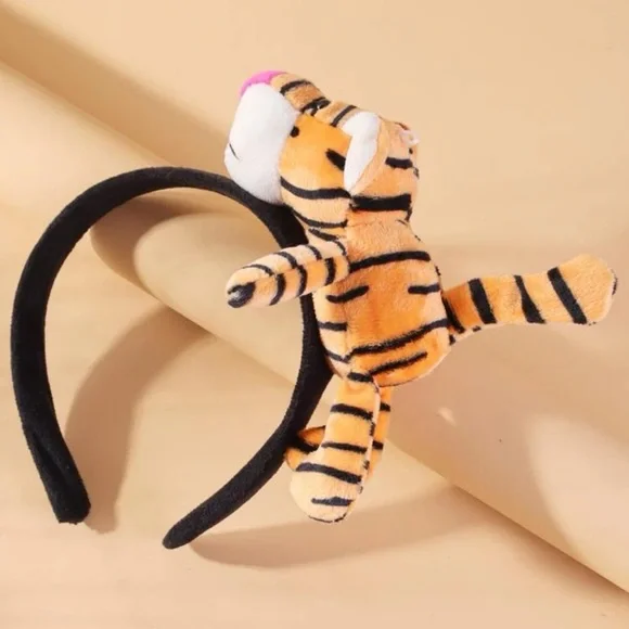 ? Amazing Jumbo Oversized Plushy Stuffed Cartoon Tiger Headband Headdress ? Amazon.com: IKASA Giant Tiger Stuffed Animal Plush Toy,Large  main image 3
